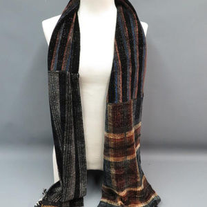 Loominus Woodstock Handwovens Chenille Scarf